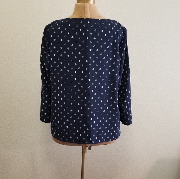 LILA ROSE Long Sleeve Sail Anchor Design - Picture 6 of 6